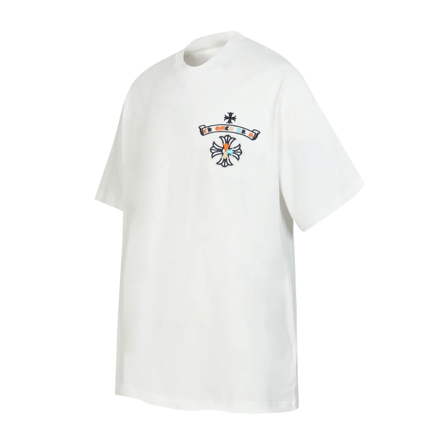 P180 Chrome Hearts CH Chrome Hearts Heavy Industry Horseshoe Sanskrit appliqué embroidered short-sleeved T-shirt Use imported Tajima machine embroidery Correctly configured Black 2025 Chrome Hearts nylon bag authentic packaging 260 grams of custom-dyed double-yarn cotton Large version Loose and stylish Differentiated from low version slim and long version The upper body pulls the hips 100% commitment: top quality Do not make fast food The highest version on the market Top quality - different from the ordinary versions in the market If you care about quality You must also respect the price. Absolutely zero after-sales service. The return rate so far is 0. It’s hard not to love the style. - 260g custom-dyed double yarn fabric. - Correct high-density main mark, washed tag, hand-sewn.